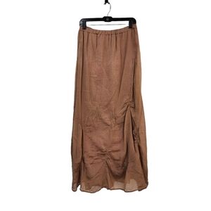 Cachaca Women's Vintage Cotton Maxi Lagenlook Skirt - M